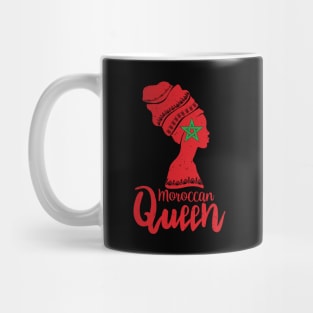 Moroccan Queen Morocco Flag Afro Roots Mug